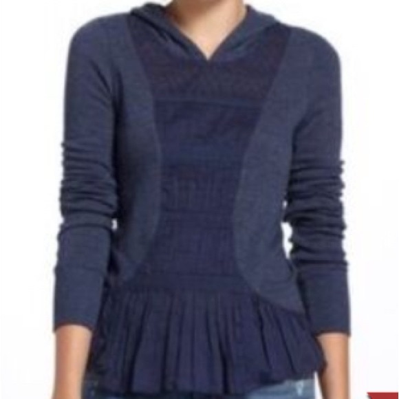 Eloise Blue Hoodie Top - Picture 1 of 5